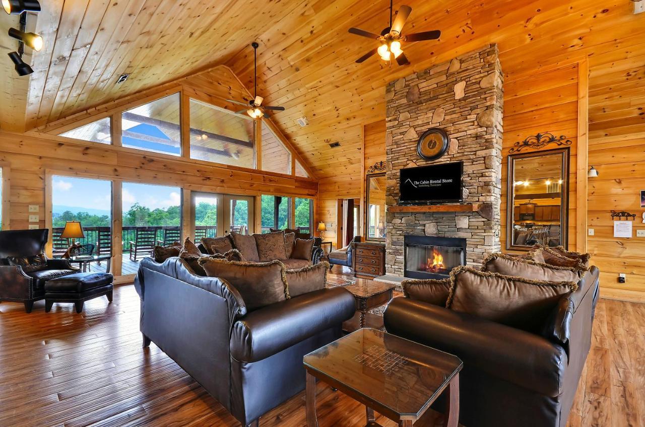 Gatlinburg Mansion Cabin Pittman Center Exterior photo